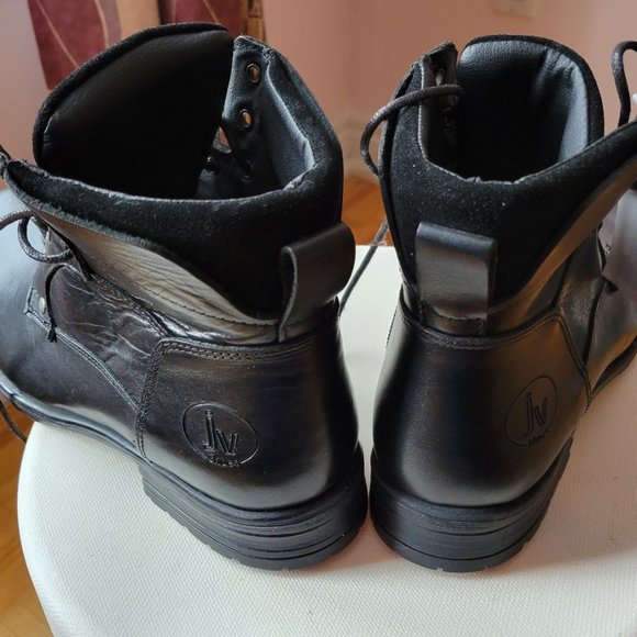 JV Men's Shoes, Brand new, Black Leather, Size 8.5, EUR 41 - Picture 3 of 4